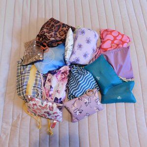 THREE Full-sized IPSY bags filled with new and unused products random selection